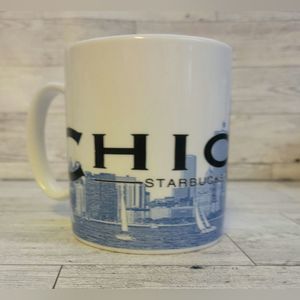 💓STARBUCKS CHICAGO Skyline Series One Barista 2002 Vintage Coffee Mug